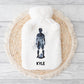 Rugby Personalised Hot Water Bottle, Rugby Gift For Boys, Christmas Gift, Gift For Grandson, Gift For Son, Xmas gift For Nephew