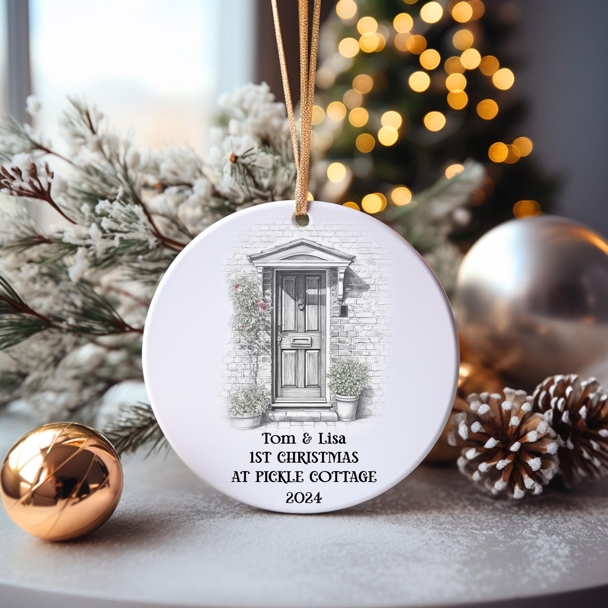 New Home Bauble, Our 1st Christmas In Our New Home Bauble, Christmas Tree Decoration, Christmas Decorations, Christmas Gift