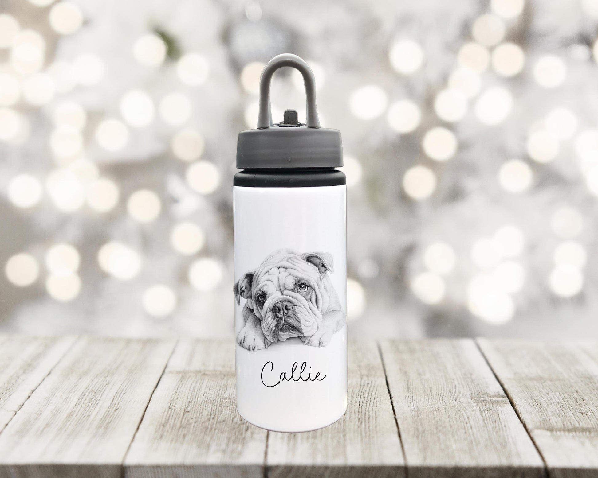 Hot Water Bottle, Hot Water Bottle Cover, Bulldog Design Hot Water Bottle, Hot Water Bottle Gift Set