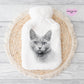 Cat Hot Water Bottle, Gift For Her, Personalised Hot Water Bottle, Christmas Gift For Friend, Christmas Gift For Him,