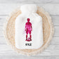 Rugby Personalised Hot Water Bottle, Rugby Gift For Boys, Christmas Gift, Gift For Grandson, Gift For Son, Xmas gift For Nephew