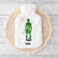 Rugby Personalised Hot Water Bottle, Rugby Gift For Boys, Christmas Gift, Gift For Grandson, Gift For Son, Xmas gift For Nephew