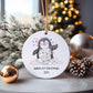Baby's 1st Xmas Bauble, Penguin Christmas Bauble, Christmas Tree Decoration For Grandchild, Christmas Decorations, Christmas Gift