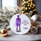 Personalised Football Bauble, Football Christmas Bauble, Christmas Tree Decoration For Grandchild, Christmas Decorations, Christmas Gift
