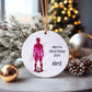 Personalised Football Bauble, Football Christmas Bauble, Christmas Tree Decoration For Grandchild, Christmas Decorations, Christmas Gift
