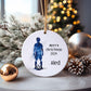 Personalised Football Bauble, Football Christmas Bauble, Christmas Tree Decoration For Grandchild, Christmas Decorations, Christmas Gift
