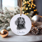 Gordon Setter Dog Bauble, Personalised Pet Dog Christmas Tree Decoration, Gift For Dog Family