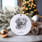 Golden Retriever Dog Bauble, Personalised Pet Dog Christmas Tree Decoration, Gift For Dog Family