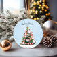 Welsh Rugby Christmas Tree Decoration, Nadolig Llawen Personalised Rugby Christmas Tree Bauble, Sports Christmas Decoration