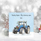 Nadolig Llawen Card, Welsh Christmas Card For Son, Welsh Tractor Christmas Card, Welsh Xmas For Card For Nephew