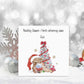 Nadolig Llawen Card, Welsh Christmas Card For Daughter, Welsh Christmas Card, Welsh Xmas For Card For Niece, Card For Daughter