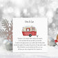 Caravan Christmas Card, Personalised Caravan Christmas Card, Christmas Card For Campers