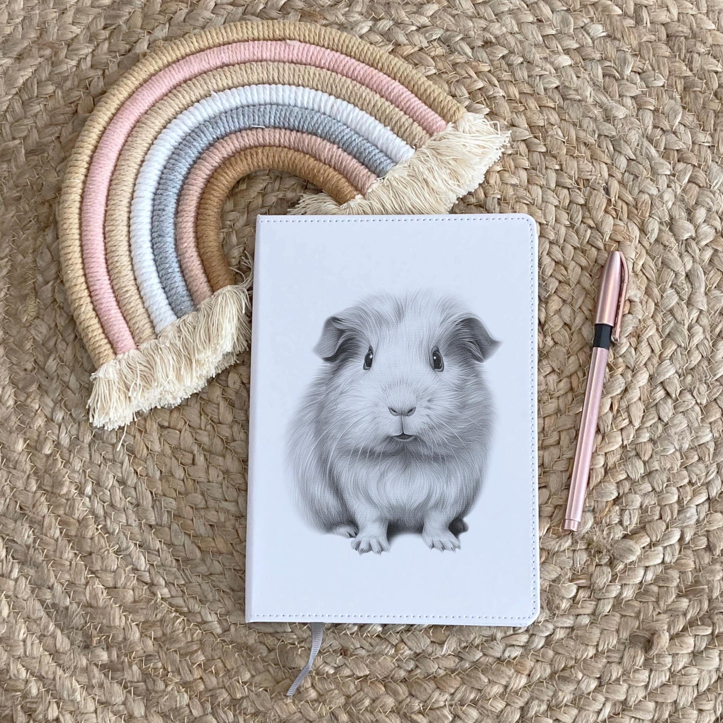 Guinea Pig Notebook, Personalised Notebook, Personalised Gift For Her Or Him, Journal, Pet Notebook, Guinea Pig Gift