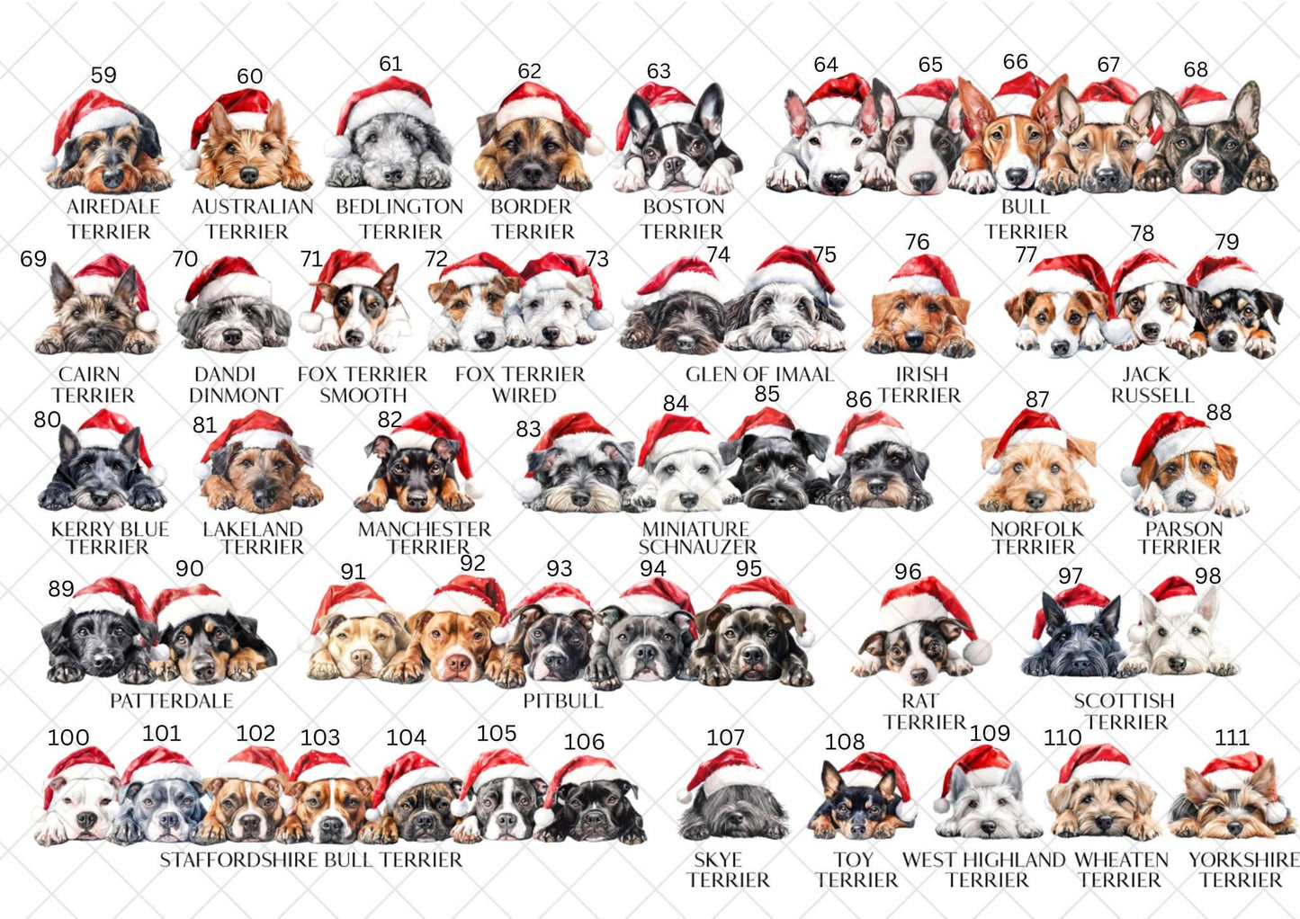 Dog Christmas Sack, Personalised Dog Stocking, Dog Christmas Eve Sack Lots of Different Breeds Available, Labrador
