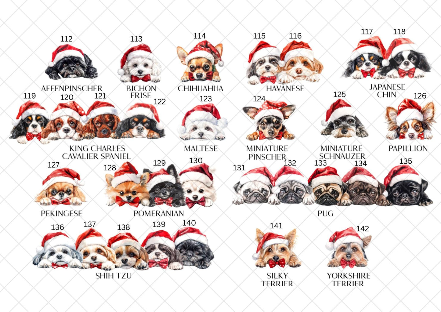 Dog Christmas Sack, Personalised Dog Stocking, Dog Christmas Eve Sack Lots of Different Breeds Available, Labrador