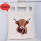 Highland Cow Cushion Gift, Personalised Highland Cow Cushion Gift, Friend Gift, Highland Cow
