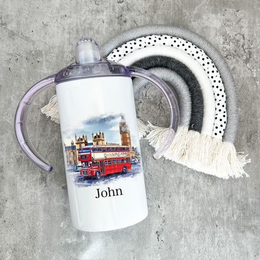 Adult Sippy Cup, Adaptive Drinking Aid Mug. Double Handled Mug, Steam Train Beaker, London Bus Theme Mug, Tractor Cup, Football Sippy Cup