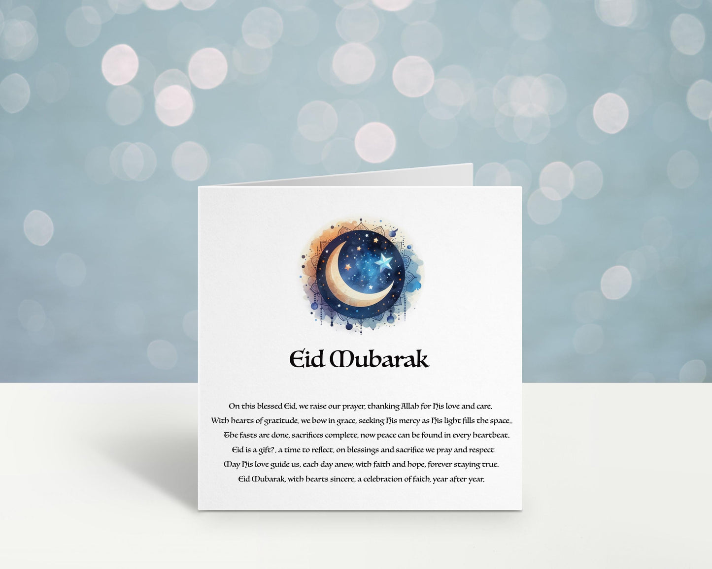 Personalised Eid Card, Eid Mubarak Greeting Card, Eid Mubarak Card, Happy Eid Card, Islamic Card, Eid 2025