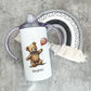 Personalised Teddy Bear Sippy Cup, Teddy Bear Gifts Kids Beaker, Sippy Cup With Handles, Tumbler