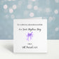 Baptism Card Girl, Personalised Baptism Card For Granddaughter, Christening Card, Great Granddaughter Baptism Card, Great Niece Baptism Card