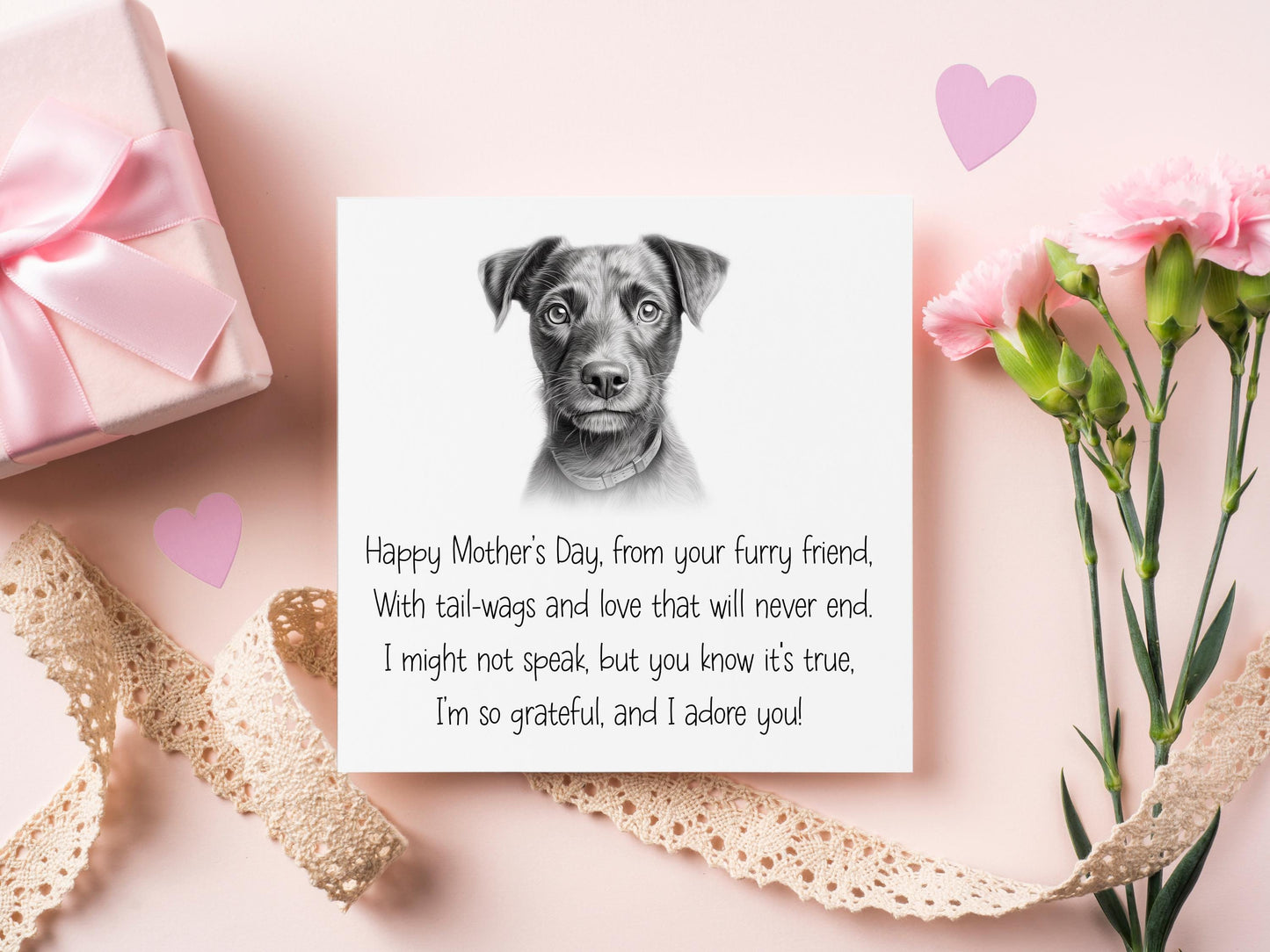 Mother's Day Card, From The Dog Mother's Day Card, Card From The Dog