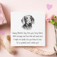 Patterdale Mother's Day Card, From The Dog Mother's Day Card, Card From The Dog