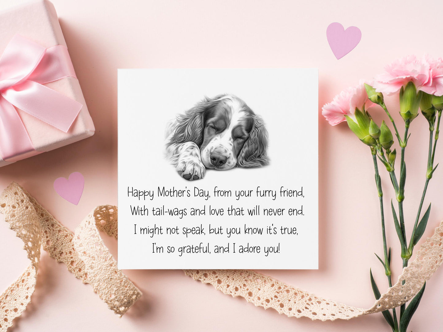 Frenchie Mother's Day Card, From The Dog Mother's Day Card, Card From The Dog