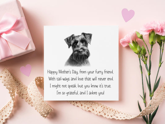 Mother's Day Card, From The Dog Mother's Day Card, Card From The Dog