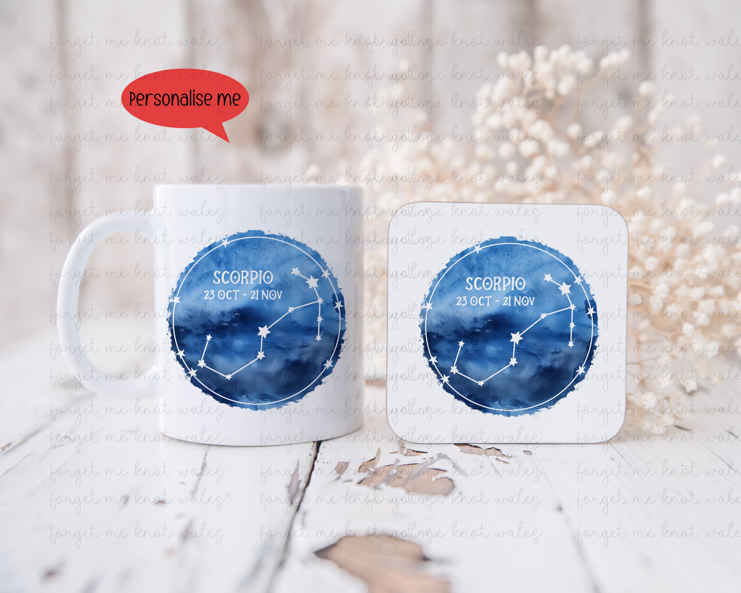 Star Sign Mug, Zodiac Sign Mug Set, Astrology Gift, Motivational Gift, Personalised Mug, Mothers Day Gift