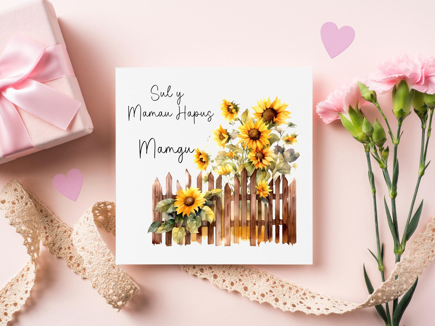 Cerdyn Cymraeg, Mothers Day Card, Sul y Mamau Hapus, Welsh Mother's Day Card, Mam Mother's Day Card, Mother & Daughter Card