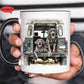 Personalised Red Lab Land Rover Mug Gift, Border Collie, Cocker Spaniel, Rottweiler, Black Labrador, Border Terrier, Doberman, Red Lab