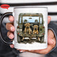 Personalised Cockapoo Land Rover Mug Gift, Border Collie, Cocker Spaniel, Rottweiler, Black Labrador, Border Terrier, Doberman, Red Lab