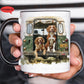 Personalised Cocker Spaniel Land Rover Mug Gift, Border Collie, Cockerpoo, Rottweiler, Black Labrador, Border Terrier, Doberman, Red Lab