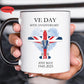 VE Day 80 Mug, VE Day Commemorative Mug, 80th Anniversary Remembrance Mug, 8th May 1945 - 2025
