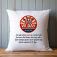VE Day 80 Cushion, VE Day Commemorative Cushion, 80th Anniversary Remembrance Cushion, 8th May 1945 - 2025