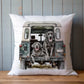 Personalised Cocker Spaniel Land Rover Cushion Gift, Border Collie, Cockapoo, Rottweiler, Black Labrador, Border Terrier, Doberman, Red Lab