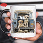 Personalised Red Lab Land Rover Mug Gift, Border Collie, Cocker Spaniel, Rottweiler, Black Labrador, Border Terrier, Doberman, Red Lab