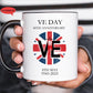 VE Day 80 Mug, VE Day Commemorative Mug, 80th Anniversary Remembrance Mug, 8th May 1945 - 2025