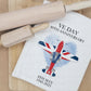 VE Day 80 Year Anniversary T-towel, VE Day Commemorative T-Towel, VE Day Celebrations T-Towel Gift