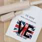 VE Day 80 Year Anniversary T-towel, VE Day Commemorative T-Towel, VE Day Celebrations T-Towel Gift