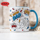 Fathers Day Mug, 3D Mug, 3D Effect Mug Fathers Day Gift For Dad, Gift For Him, Gift For Grampy