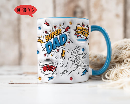 3D Effect Mug, Mug For Dad, 3D Effect Mug Fathers Day Gift For Dad, Gift For Him, Gift For Grampy