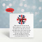 VE Day 80 Card, VE Day Commemorative Keepsake Card, 80th Anniversary Remembrance Card, 8th May 1945 - 2025