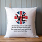 VE Day 80 Cushion, VE Day Commemorative Cushion, 80th Anniversary Remembrance Cushion, 8th May 1945 - 2025