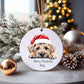 West Highland Terrier Christmas Bauble, Personalised Pet Dog Christmas Tree Decoration, Gift For Dog Family, Dog Lover, Xmas Bauble
