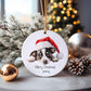 West Highland Terrier Christmas Bauble, Personalised Pet Dog Christmas Tree Decoration, Gift For Dog Family, Dog Lover, Xmas Bauble