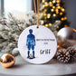 Personalised Football Bauble, Football Christmas Bauble, Christmas Tree Decoration For Grandchild, Christmas Decorations, Christmas Gift
