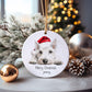 West Highland Terrier Christmas Bauble, Personalised Pet Dog Christmas Tree Decoration, Gift For Dog Family, Dog Lover, Xmas Bauble