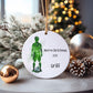 Rugby Christmas Tree Decoration, Personalised Rugby Christmas Tree Bauble, Sports Christmas Decoration, Grandson Xmas Gift