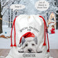 Dog Christmas Sack, Christmas Present Sack, Personalised Stocking, Father Christmas Sack, Santa Present Sack, West Highland Terrier